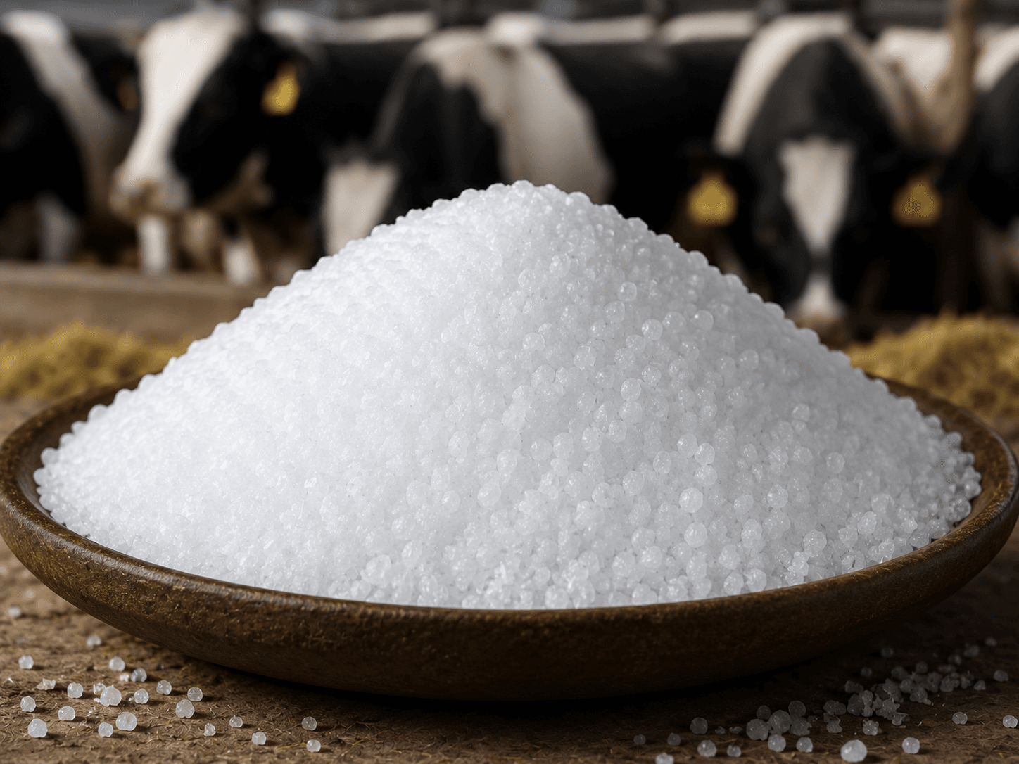 Urea pellets used as NPN supplement in cattle feed