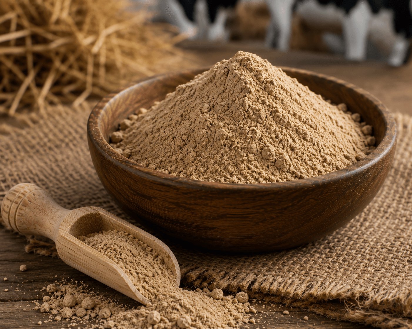 Bypass protein supplement granules used in Indian dairy